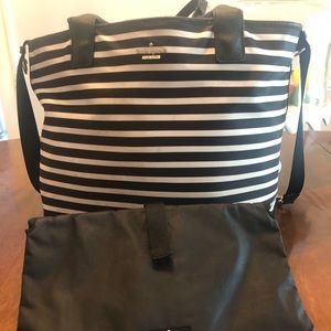 Kate Spade Diaper Bag with changing pad